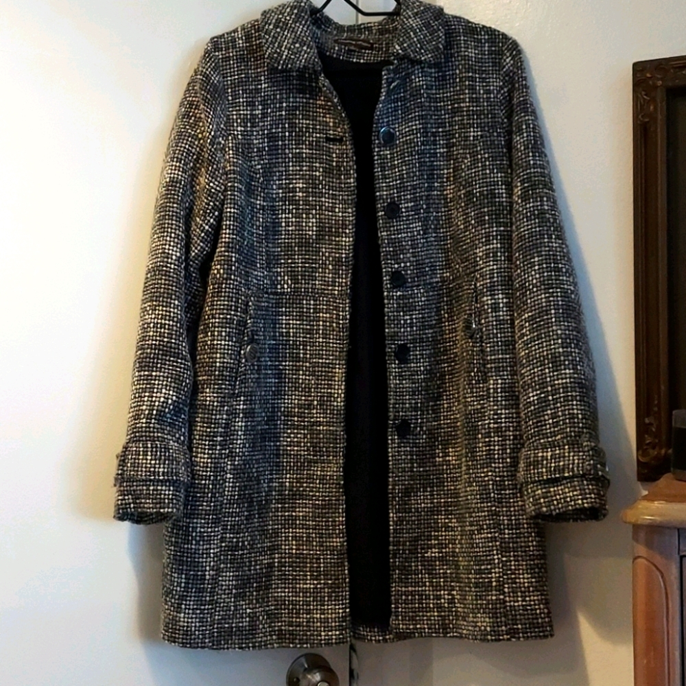 Adrienne Vittadini Wool Overcoat 6